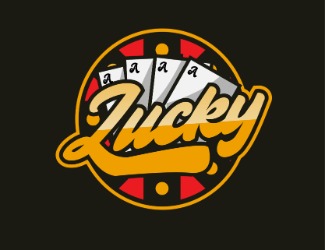 Projektowanie logo dla firm online Lucky Casino
